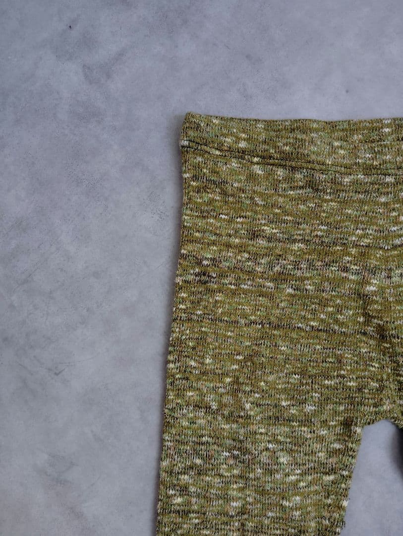 玉木新雌　tamaki niime 日本製　ミックスパターン　ニット　レギンス