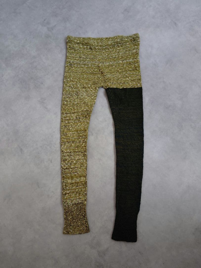 玉木新雌　tamaki niime 日本製　ミックスパターン　ニット　レギンス