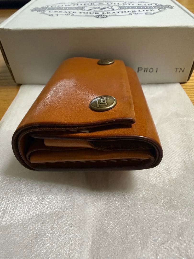 d*i様 ★天神ワークス PETITE WALLET-PW01 tan 美品