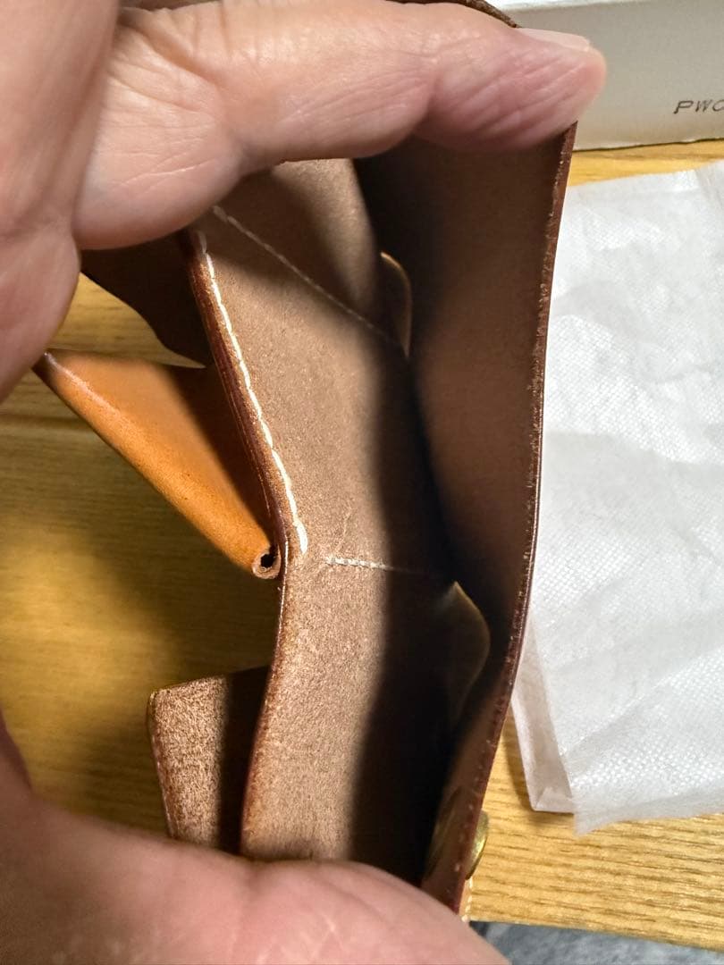 d*i様 ★天神ワークス PETITE WALLET-PW01 tan 美品