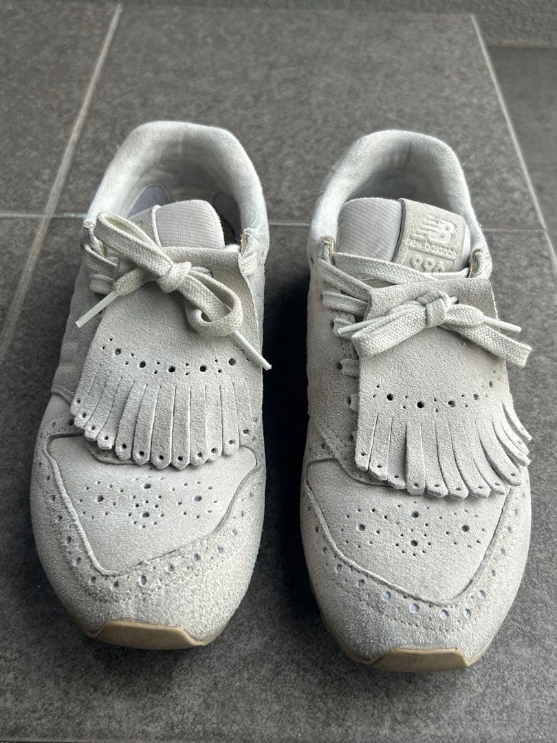 ニューバランス タッセルスニーカー スエード 24cm