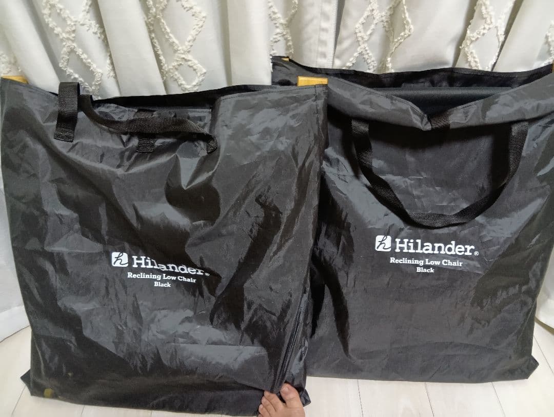 折りたたみリクライニングアウトドアチェア2脚セット 　ハイランダー