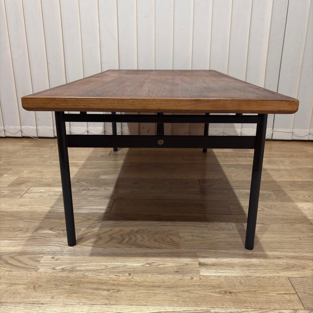 関家具　天然木　センターテーブル　コーヒーテーブル　アイアン　北欧　ナチュラル