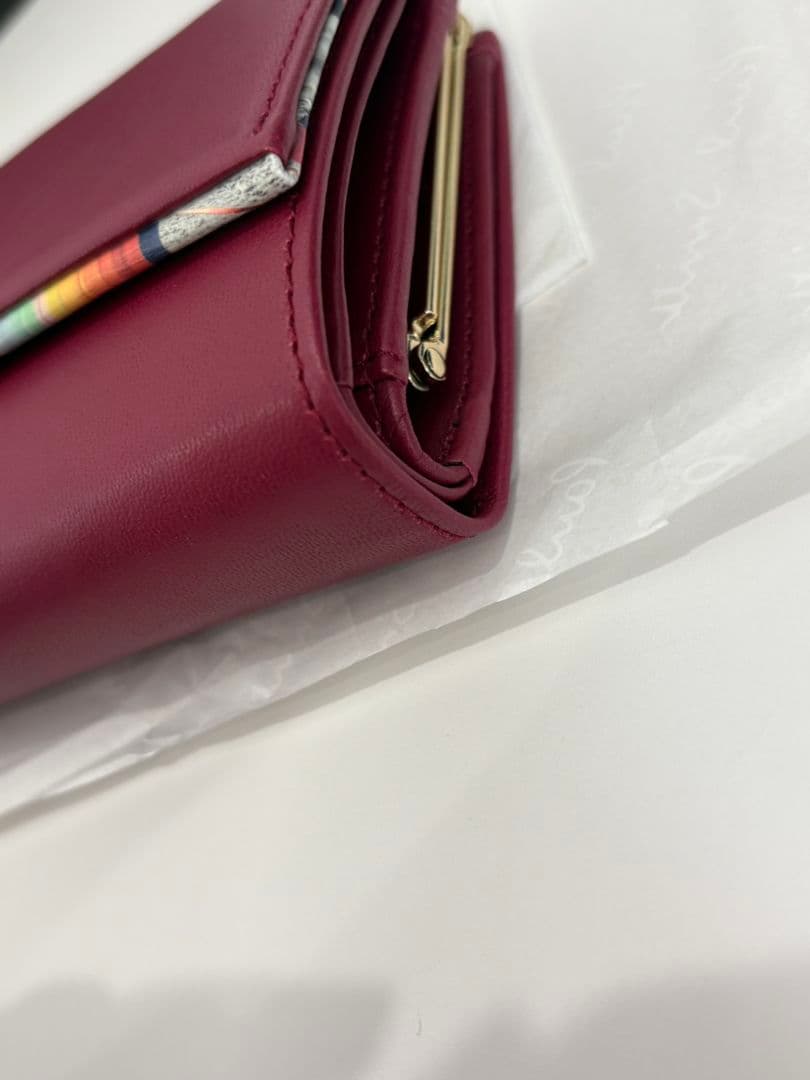 Paul Smith バーガンディ 三つ折り財布　未使用品