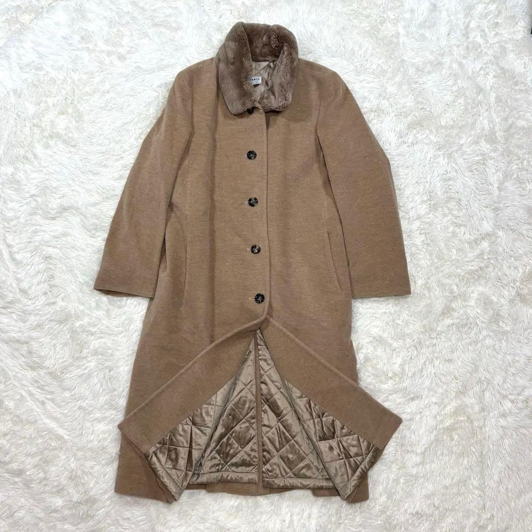 AKIRS✨アクリス✨ステンカラーコート✨カシゴラ混✨アンゴラ✨フォーマル✨上質