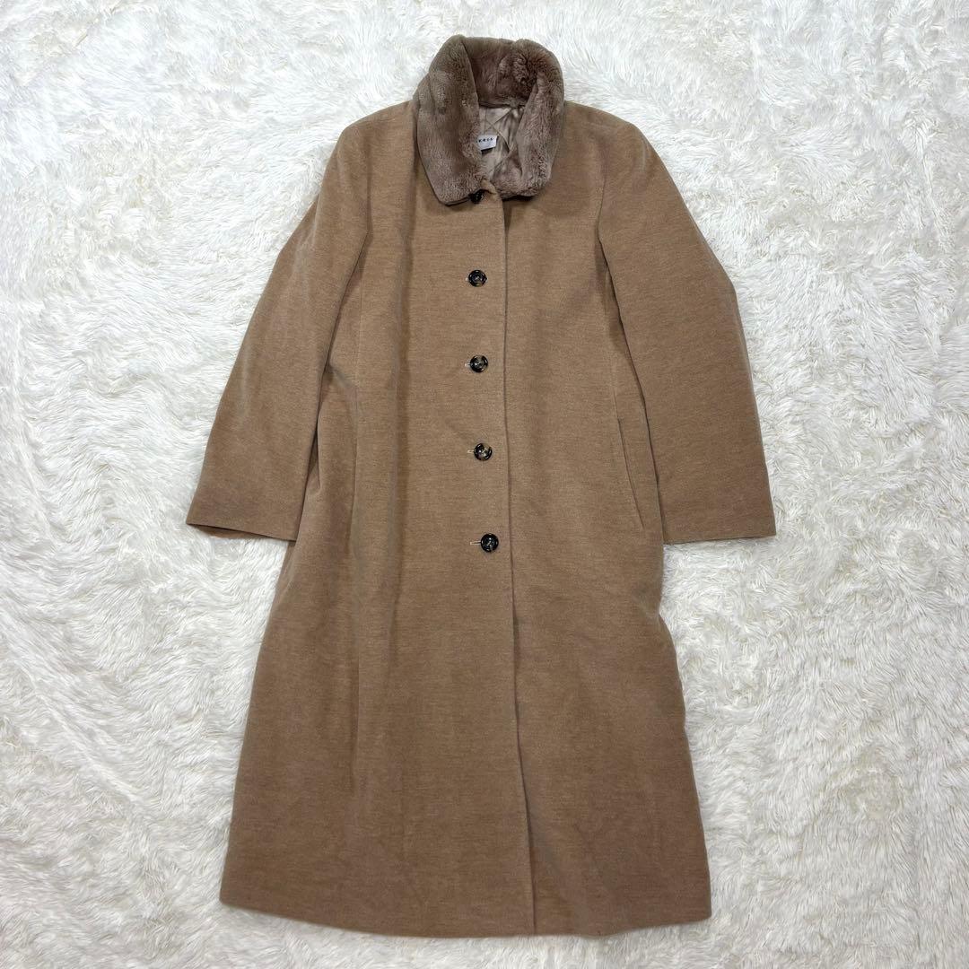 AKIRS✨アクリス✨ステンカラーコート✨カシゴラ混✨アンゴラ✨フォーマル✨上質