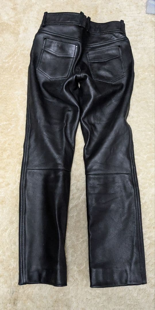KOMINE 黒レザーパンツ Lサイズ