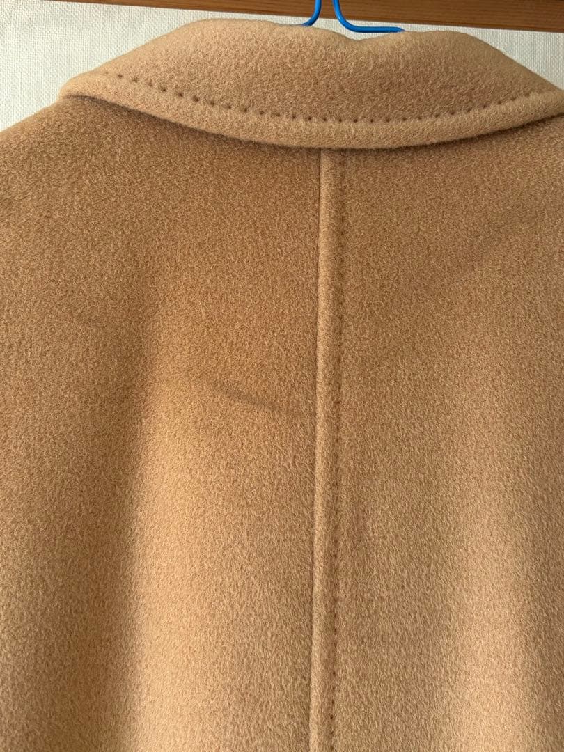 MaxMara ベージュ ダブルブレスト ロングコート