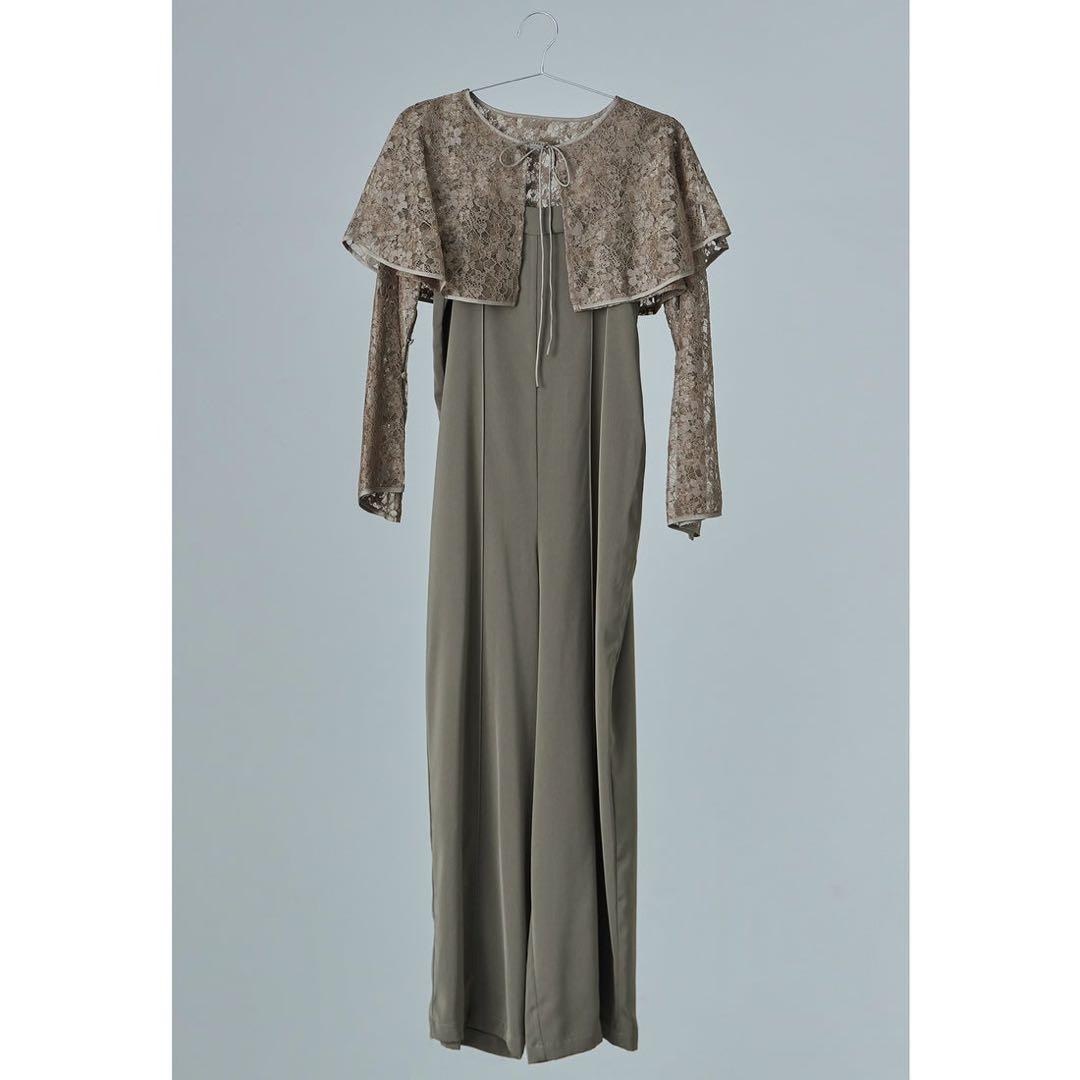 9★新品タグ付き★ドリードール　レースボレロパンツドレス モカ