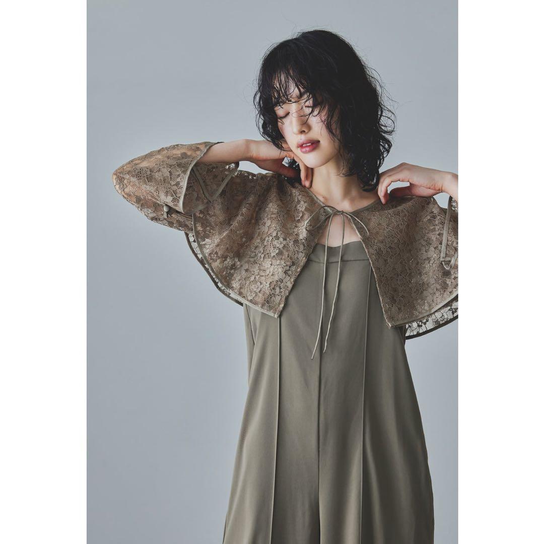 9★新品タグ付き★ドリードール　レースボレロパンツドレス モカ