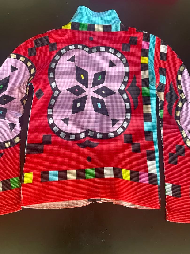 お値下げ イッセイミヤケ me 激レア ファスナー付きアウター トップス