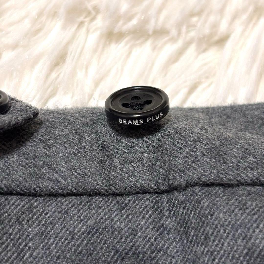 極美品✨BEAMS +　フランネル　スラックス　シンチバック　サイドアジャスター