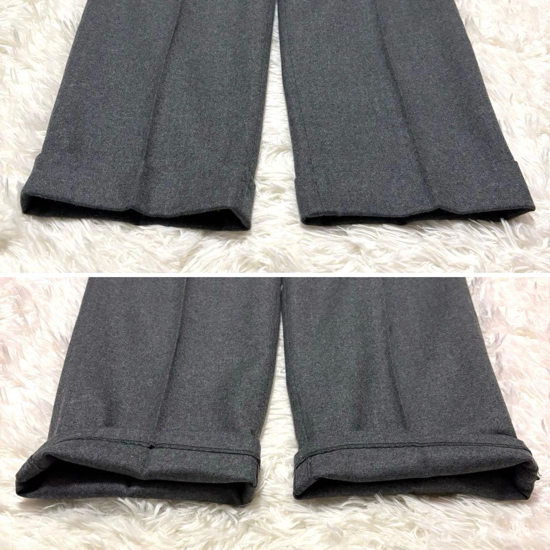 極美品✨BEAMS +　フランネル　スラックス　シンチバック　サイドアジャスター