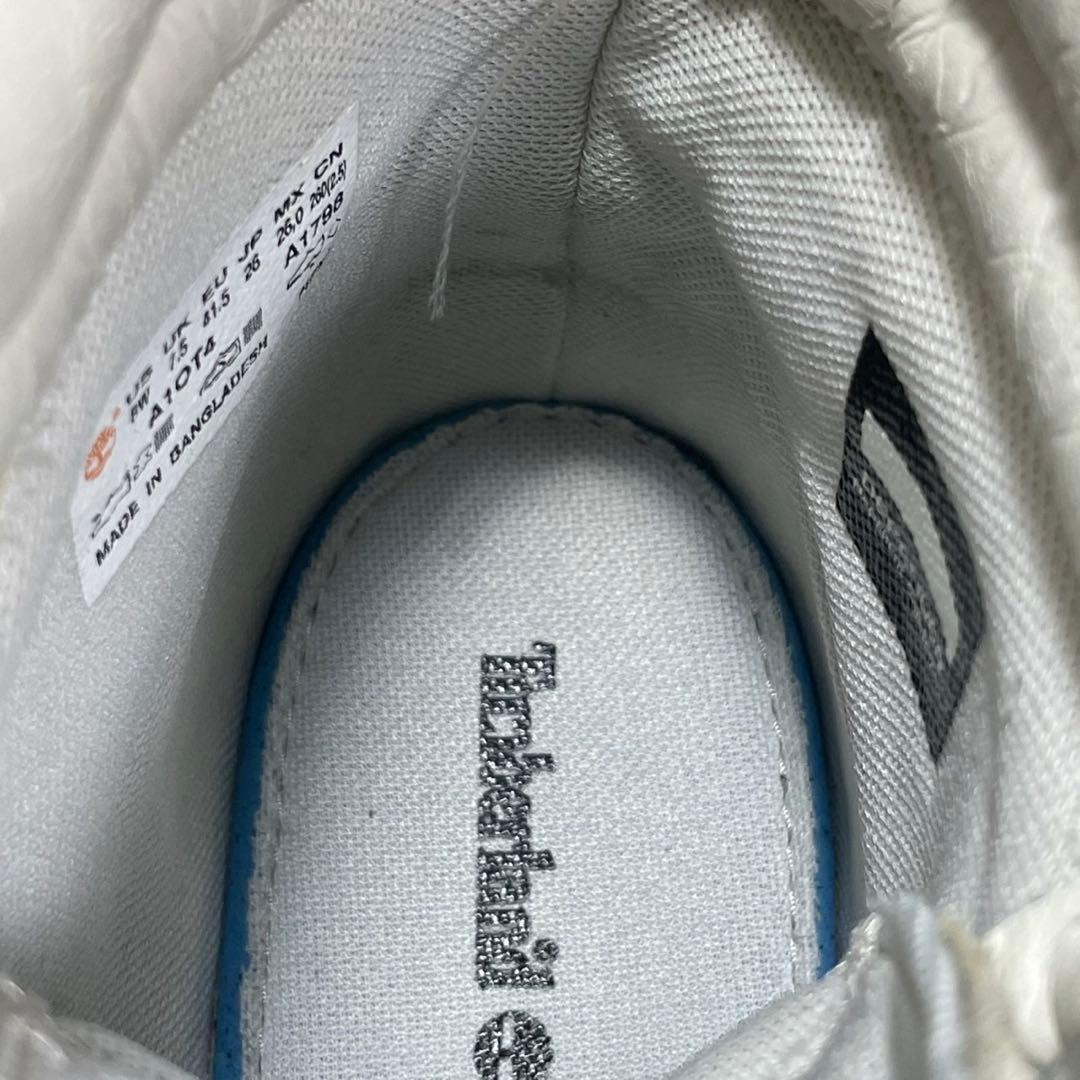 【希少】Timberland プレミアムブーツ ヌバックオールホワイト 26cm