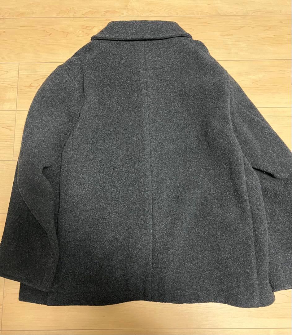 DANTON ダントン　ウールショートコート　チャコール　44