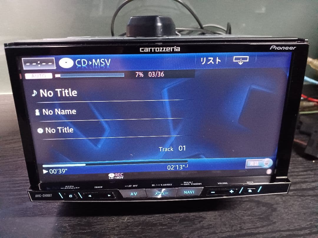 カーナビ Pioneer AVIC-ZH0007