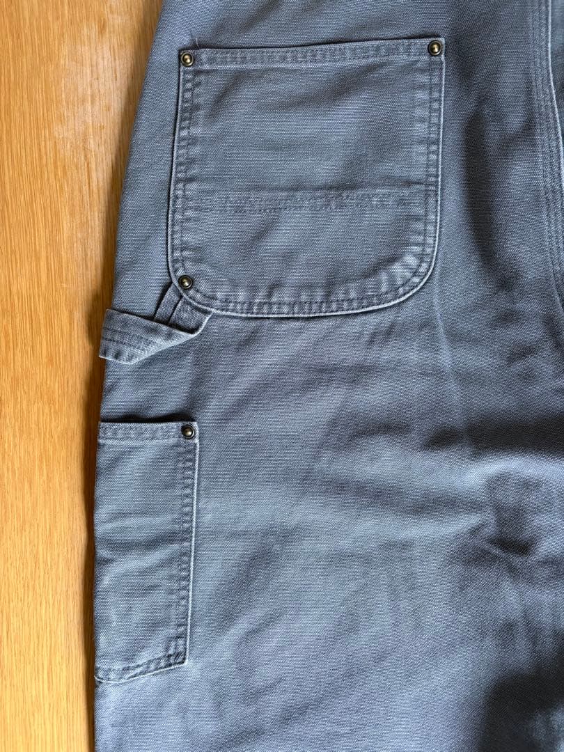 CarharttダブルニーグレーB136 GVL W33L32