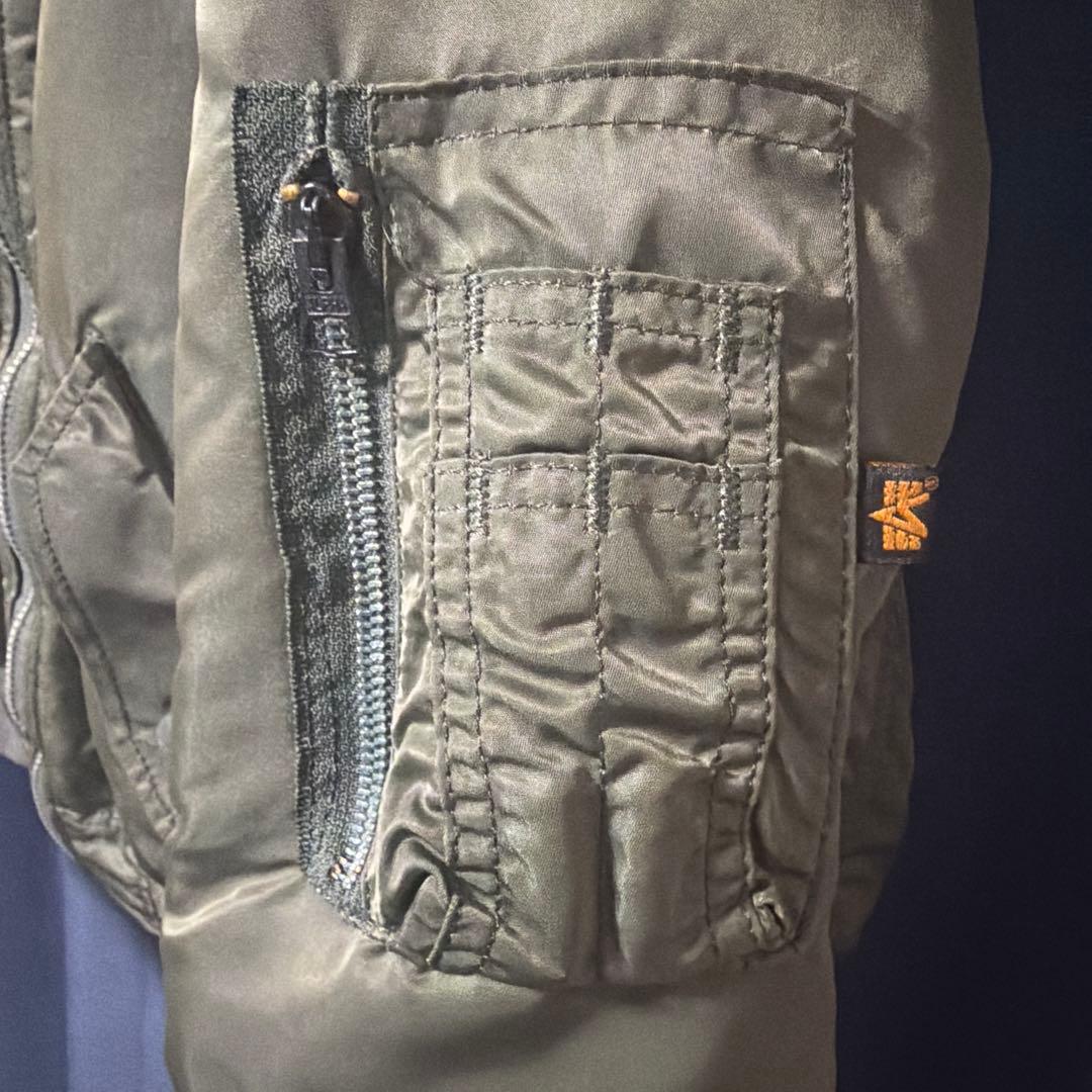 90s USA製 ALPHA Ma-1 bomber jac ミリタリー