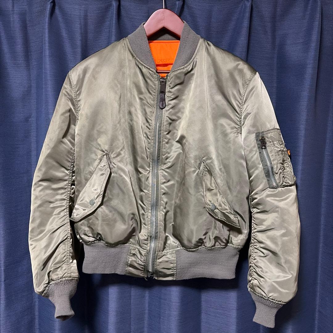 90s USA製 ALPHA Ma-1 bomber jac ミリタリー