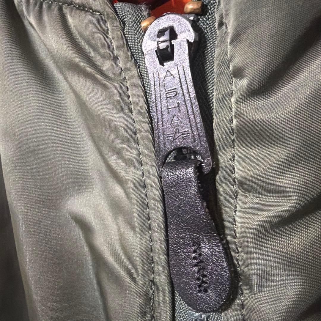 90s USA製 ALPHA Ma-1 bomber jac ミリタリー