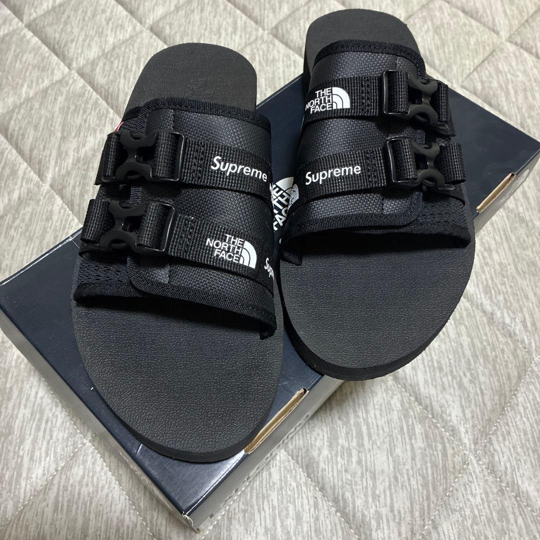 シュプリーム　ノースフェイス　コラボ　サンダル　27cm