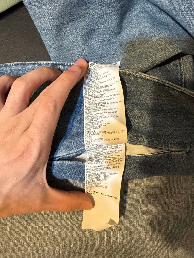 Maison Margiela メゾンマルジェラ　ノーカラーデニムジャケット