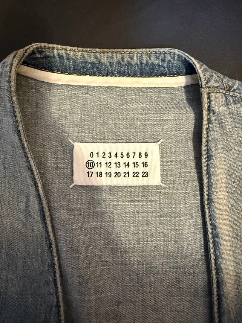 Maison Margiela メゾンマルジェラ　ノーカラーデニムジャケット