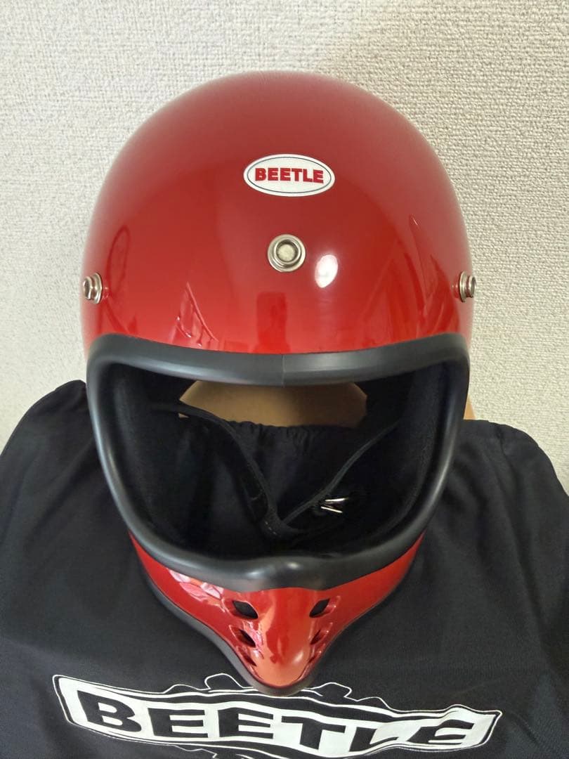 ヘルメット ビートル MTX Lsize 新品未使用 赤 レッド