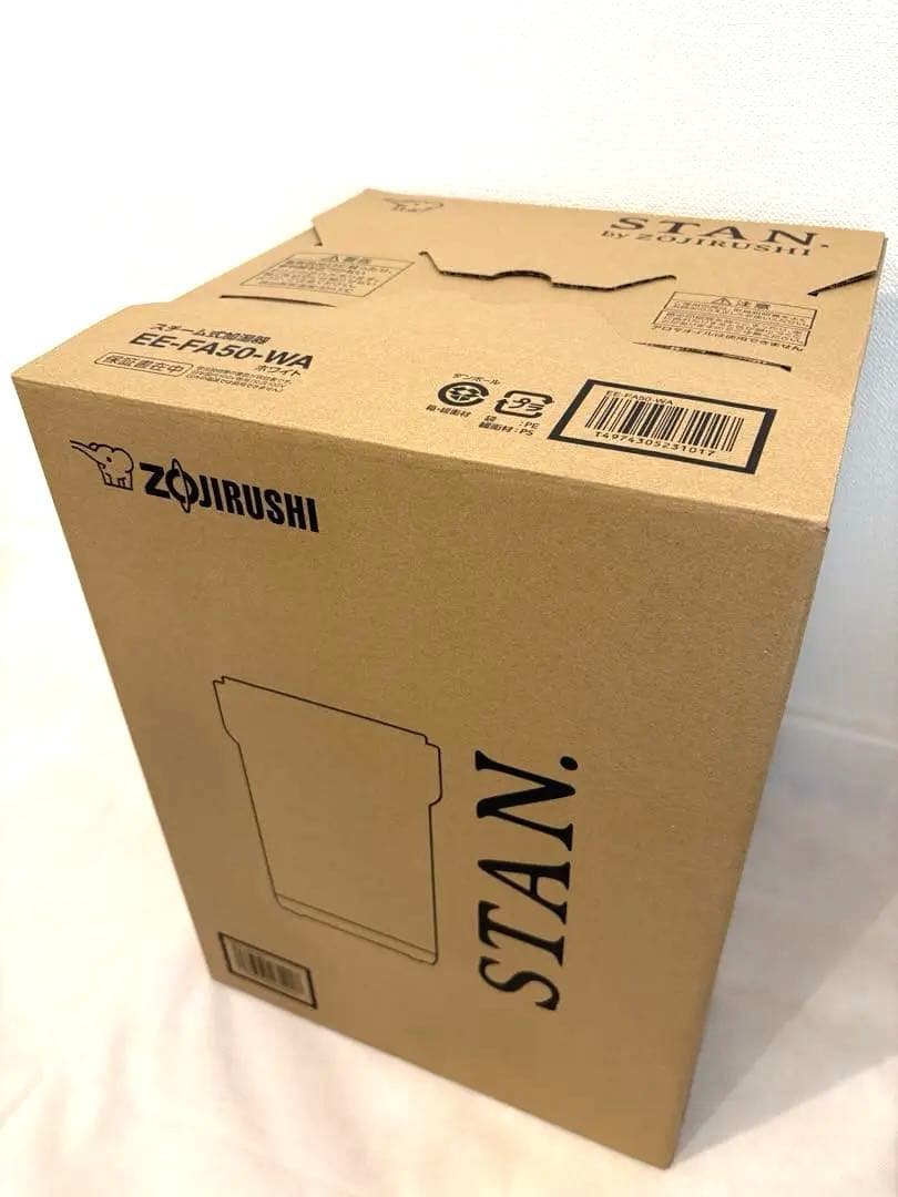 【新品未使用】象印 加湿器 STAN. スチーム式 EE-FA50-WA