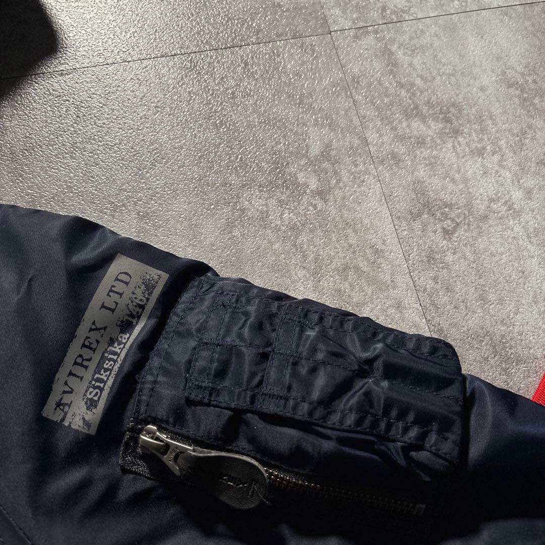 avirex n2b flight jacket n-2b navy 短丈