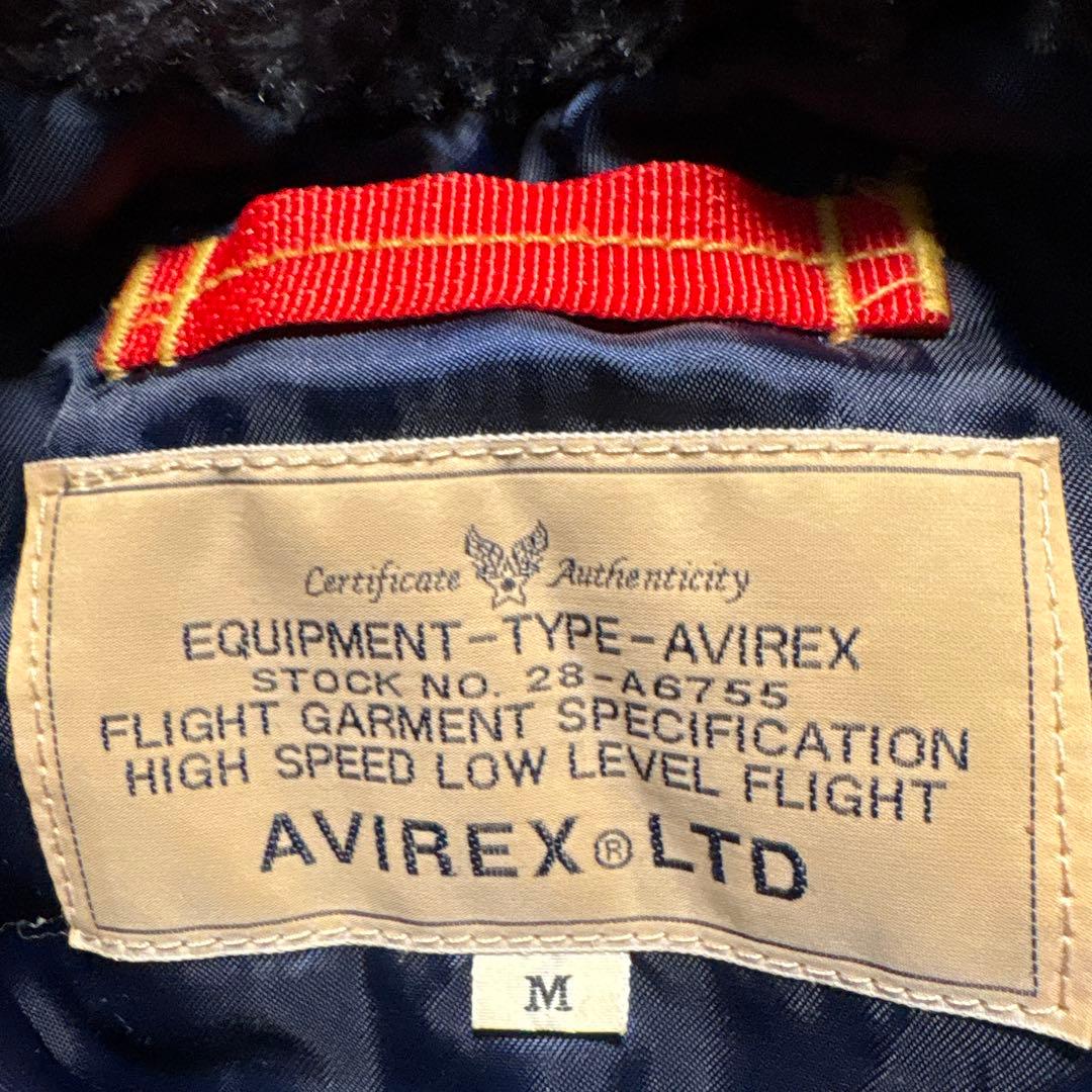 avirex n2b flight jacket n-2b navy 短丈