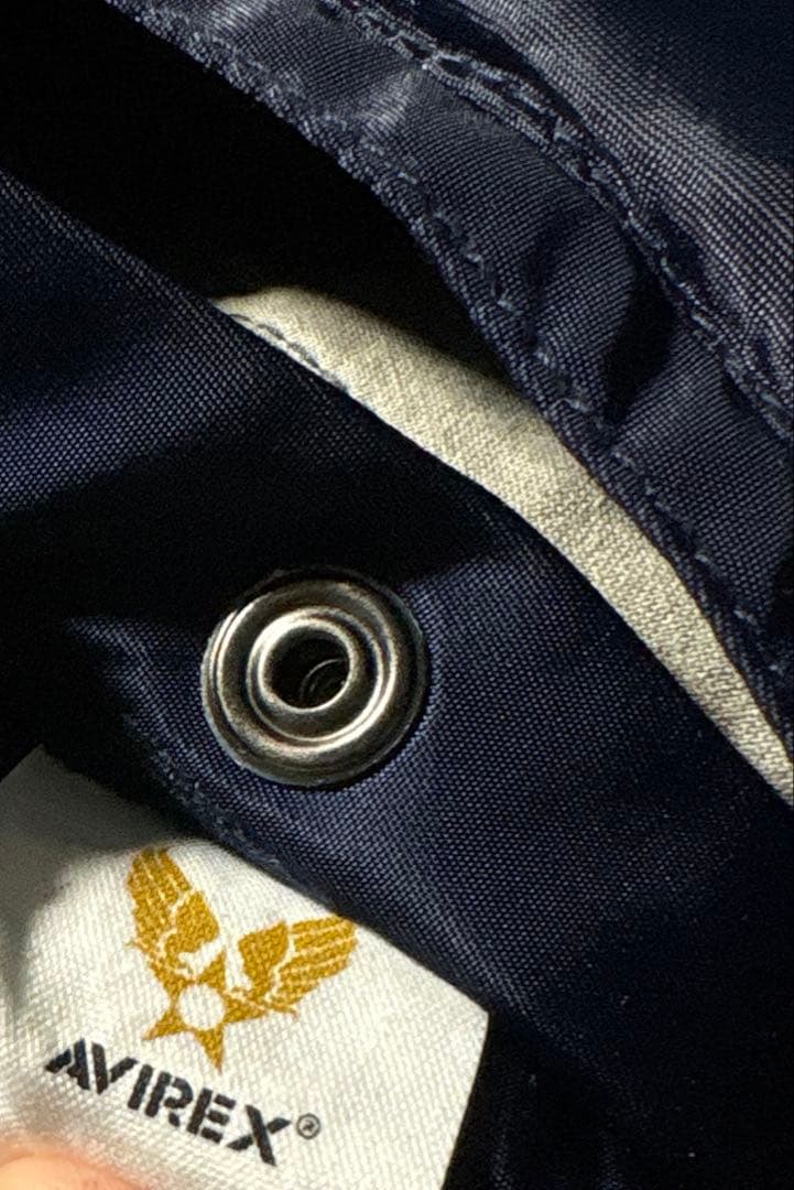 avirex n2b flight jacket n-2b navy 短丈