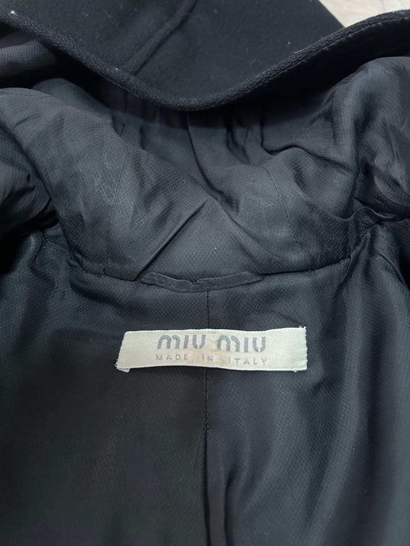 Miu Miu wool food coat ミュウミュウ ウールコート 42