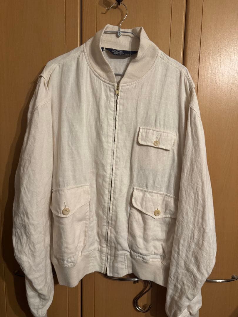 【珍品】ラルフローレン　リネンジャケット