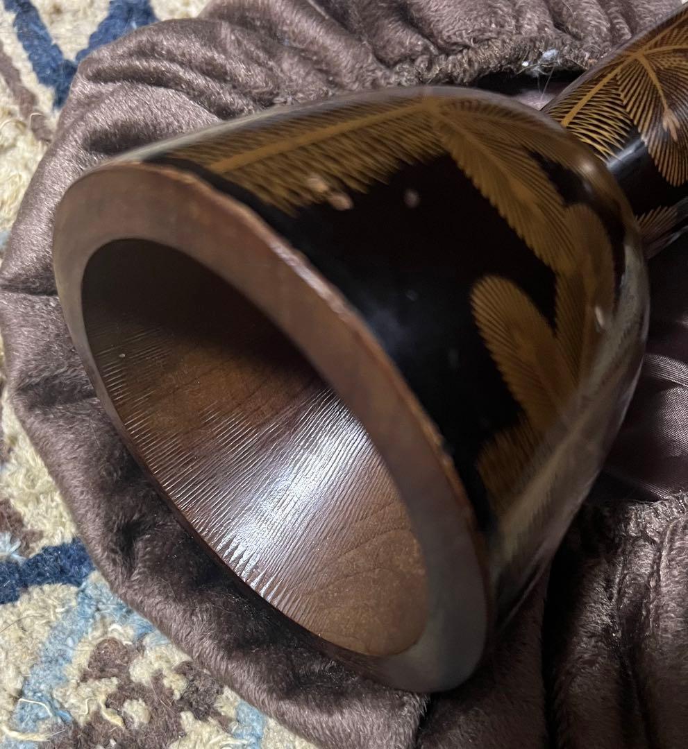 小鼓　胴　松蒔絵