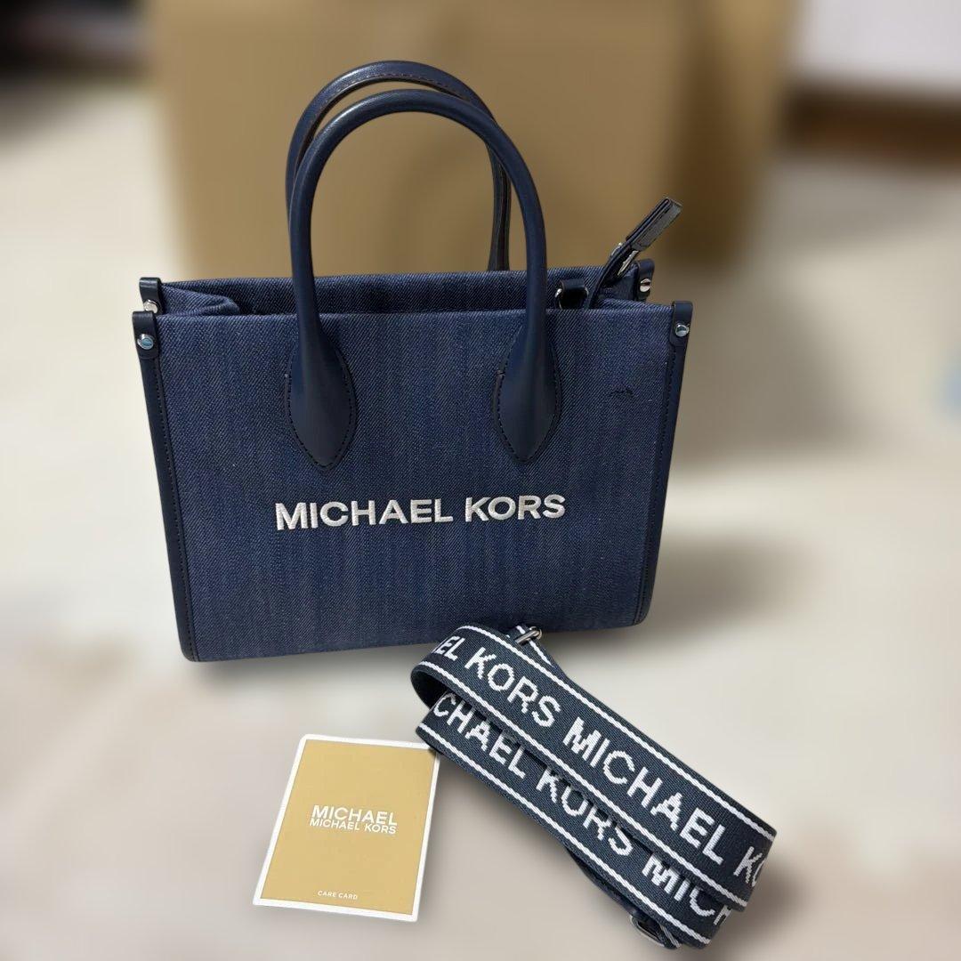 SALE❣️未使用❣️MICHAEL KORS デニム　ミニトート　ショルダーバッグ
