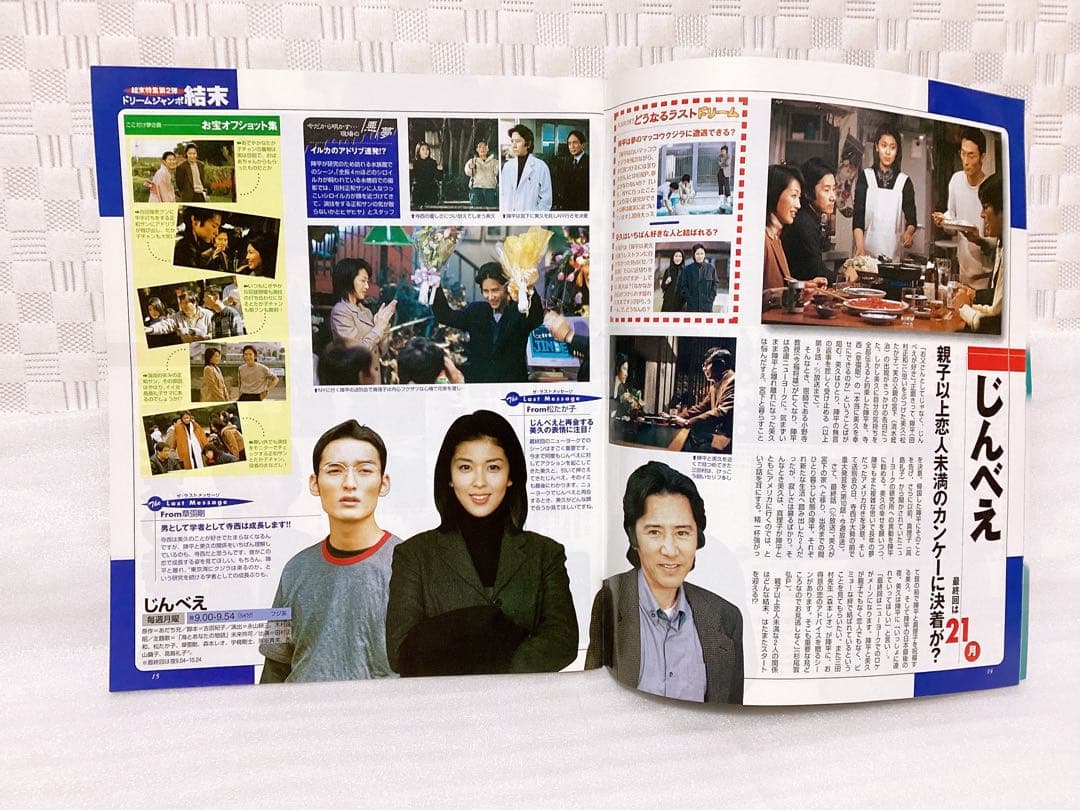 ❤︎ザテレビジョン TVガイド❤︎1998年&2000年 中山美穂 表紙 4冊セット