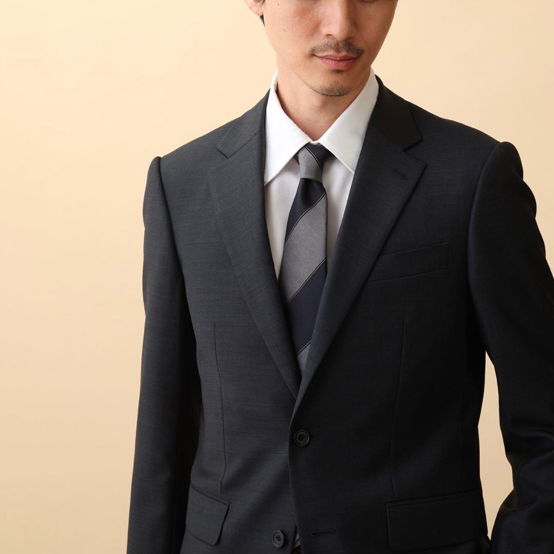 【新品】TAKEO KIKUCHI スーツ L グレー ブリティッシュ秋冬先取り