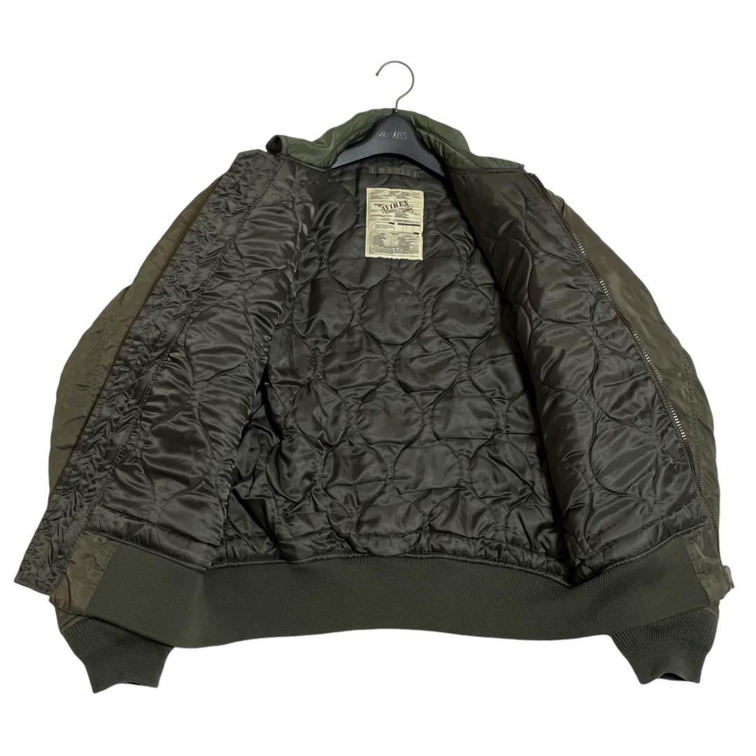 AVIREX　アヴィレックス　精鋭A集団　MA-1　虎　刺繍　襟付き　希少モデル