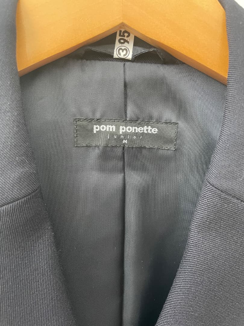 ポンポネット　女の子　フォーマルスーツ3点セット　卒服　セレモニー　受験