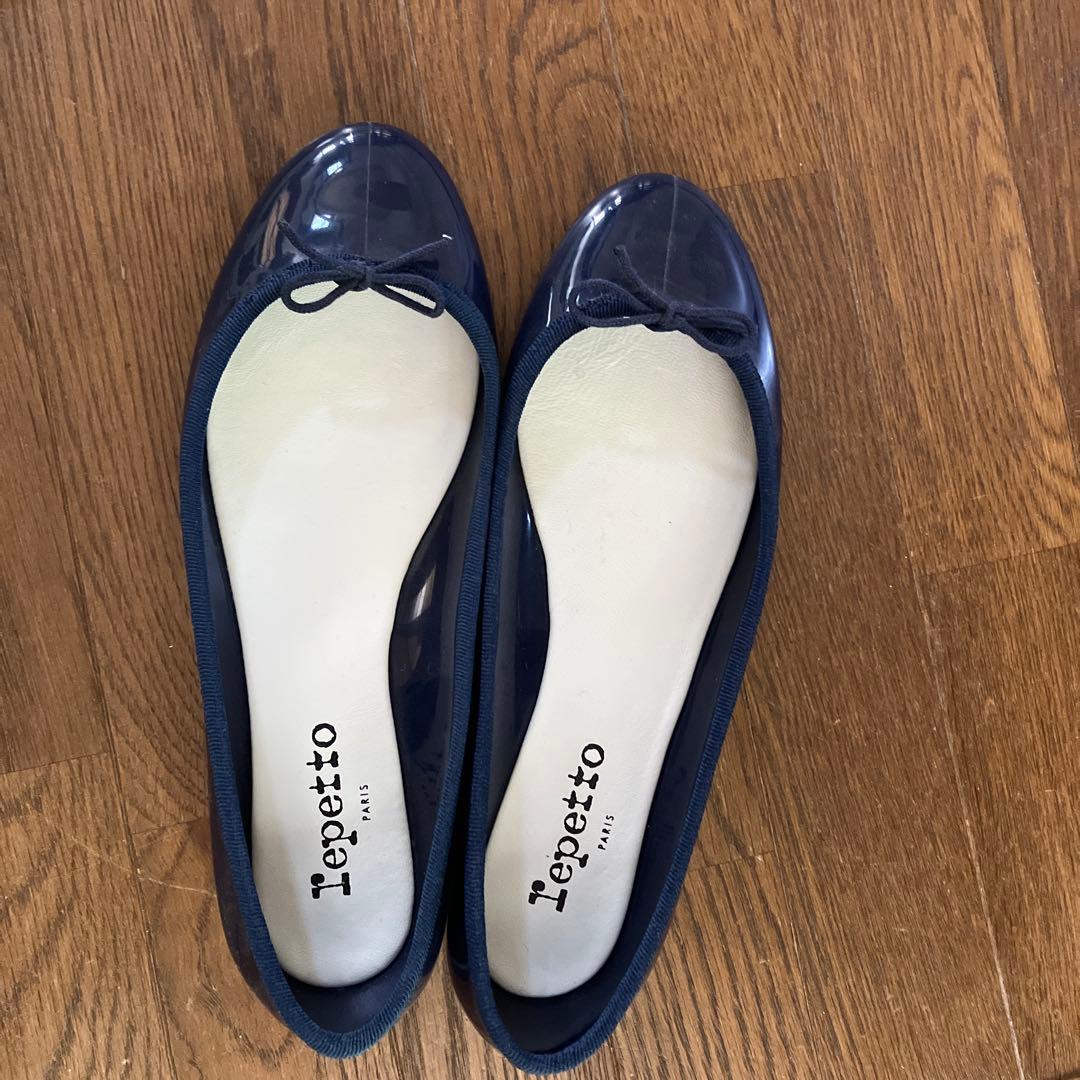 Repetto ネイビー レインシューズ 38