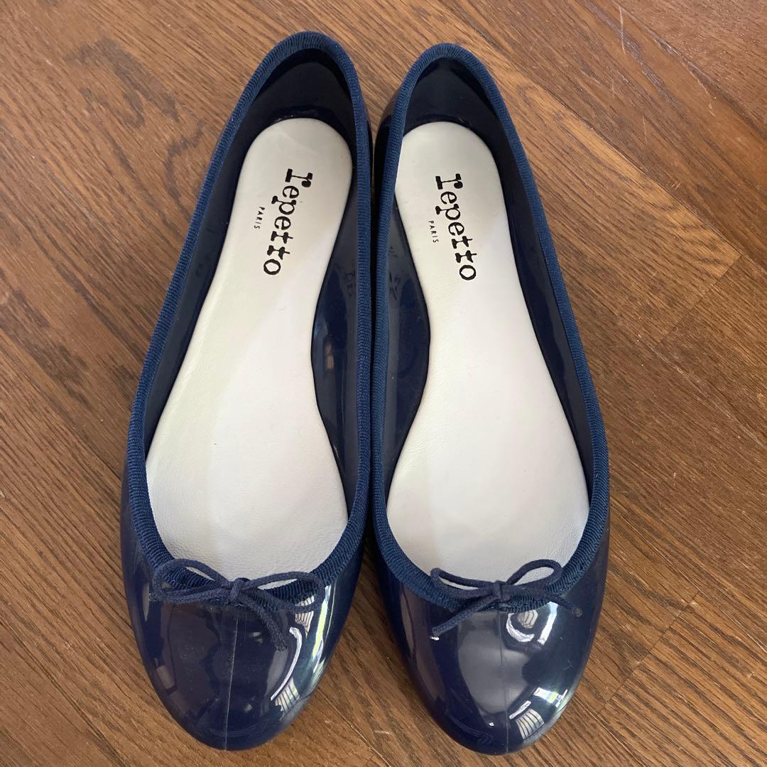 Repetto ネイビー レインシューズ 38