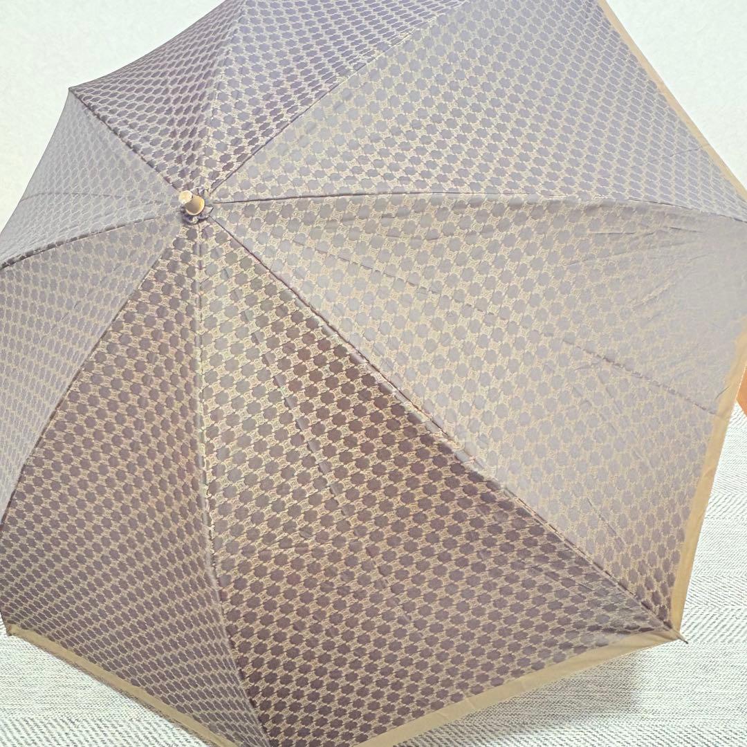 CELINE セリーヌ　トリオンフ　マカダム　晴雨兼用折りたたみ傘