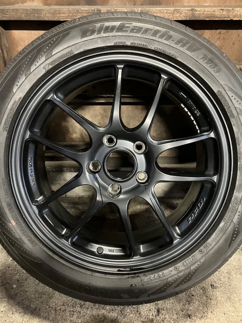 最終価格です！　PF01 17インチ　7J PCD114.3 2本　エンケイ