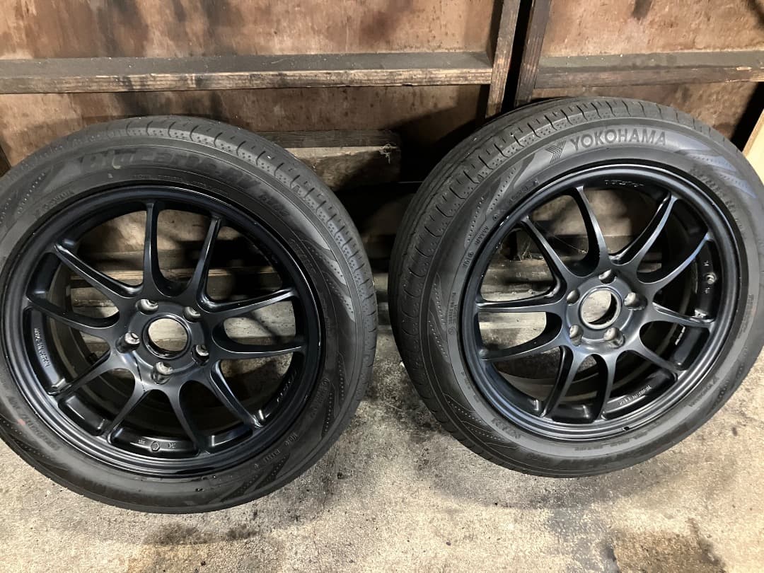 最終価格です！　PF01 17インチ　7J PCD114.3 2本　エンケイ