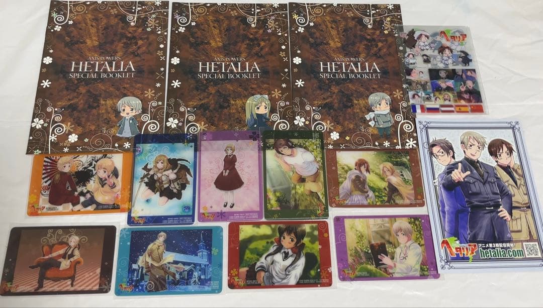 ヘタリア アニメイト限定版DVD キャラソン CD 全巻購入特典
