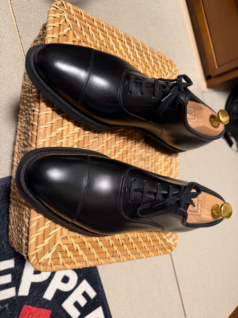 三陽山長 防水友二郎 7.5(25.5) シューツリー ラバーポリッシャー付