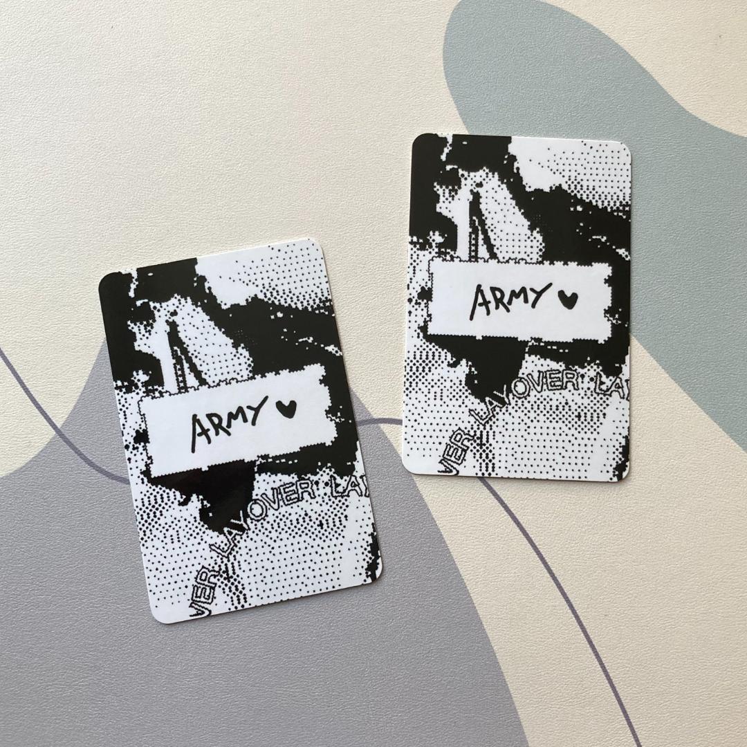 テテ BTS Layover テヒョン V 特典 トレカ2枚