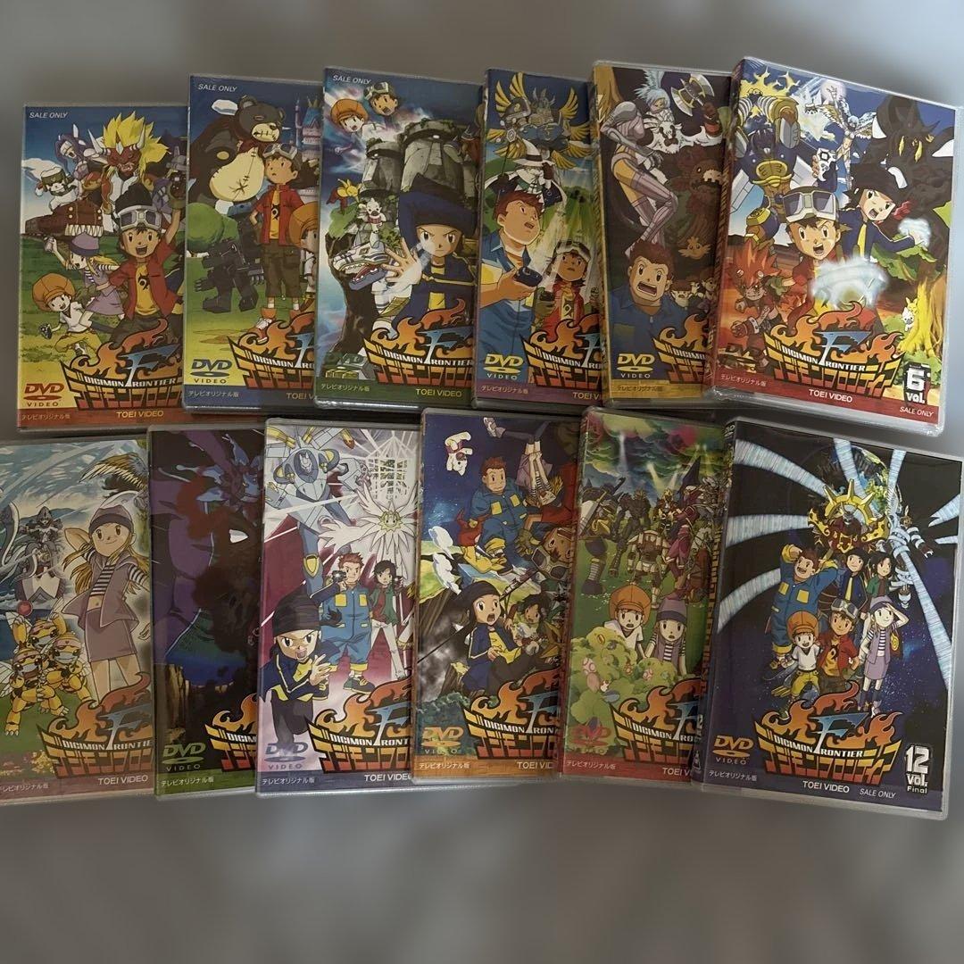 デジモンフロンティアDVD 12巻セット