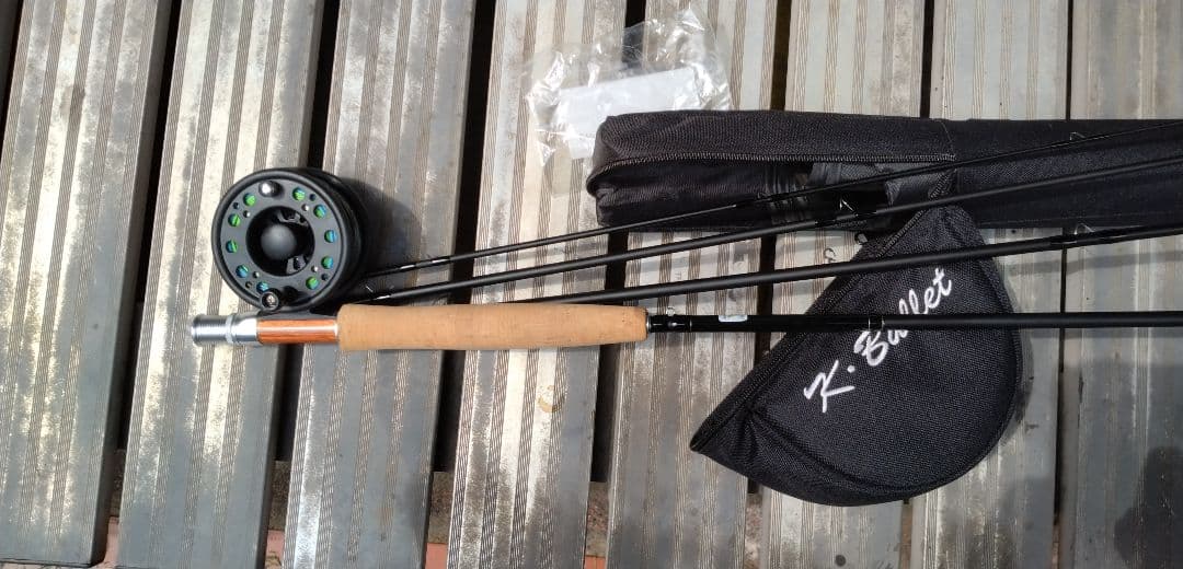 値下げ　K.Bullet フライ4ピースロッドセット #5 9ft